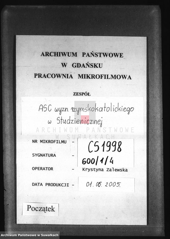 image.from.unit.number "[Akta małżeństw wyznania rzymskokatolickiego parafii w Studzienicznej z lat 1889-1899]"
