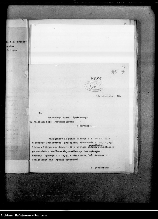 image.from.unit.number "Biuro Społecznego Koła Polskiego w Berlinie - korespondencja oraz sprawozdania z działalności"
