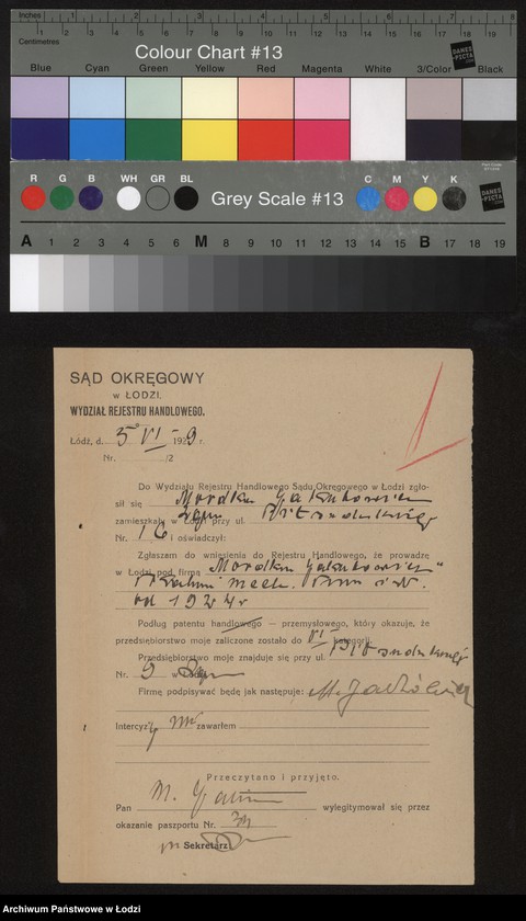 Obraz 3 z jednostki "Mordka Jakubowicz- tkalnia mechaniczna w Zgierzu"