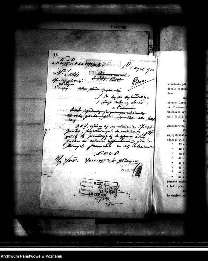 Obraz 13 z jednostki "Majątek Konarzewo powiatu poznańskiego wyłączenie z art. 4 i 5 ustawy o reformie rolnej"