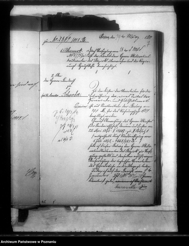 Obraz 10 z jednostki "Die Entwässerung einer Teiles der Germeinde und Gutsfeldmark Zimino im Kreise Schroda"