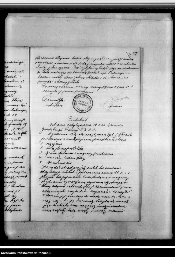 Obraz 11 z jednostki "Protokolarz Federacji Polskich Związków Obrońców Ojczyzny Zarządu Grodzkiego w Poznaniu"