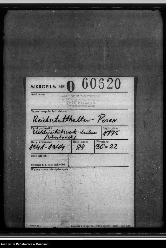 Obraz 2 z jednostki "Elektrizitätswerk - Leslau (Włocławek)"