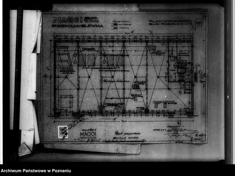 Obraz 18 z jednostki "Zatwierdzenie projektu urządzenia zakładu przemysłowego Firmy "Maggi" Spółka z o.o. w Poznaniu nr 545"