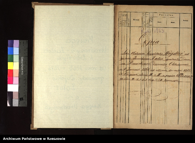 image.from.unit "Księga urodzeń, małżeństw, zgonów z miejscowości Wujskie i Załuż"