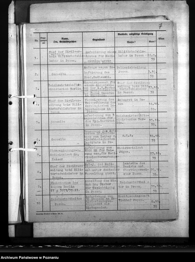 Obraz 12 z jednostki "Medizinaluntersuchungsamt - Posen"