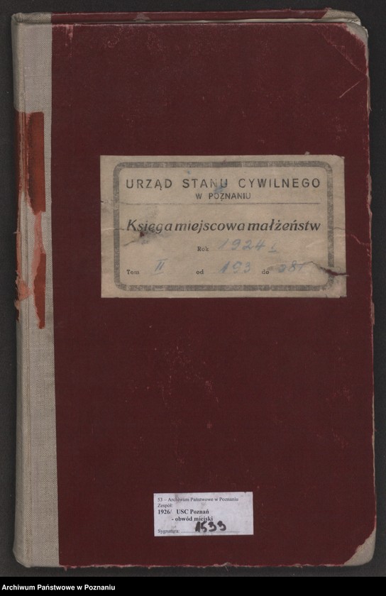 image.from.unit.number "Księga miejscowa małżeństw tom II [Rejestr główny małżeństw]"