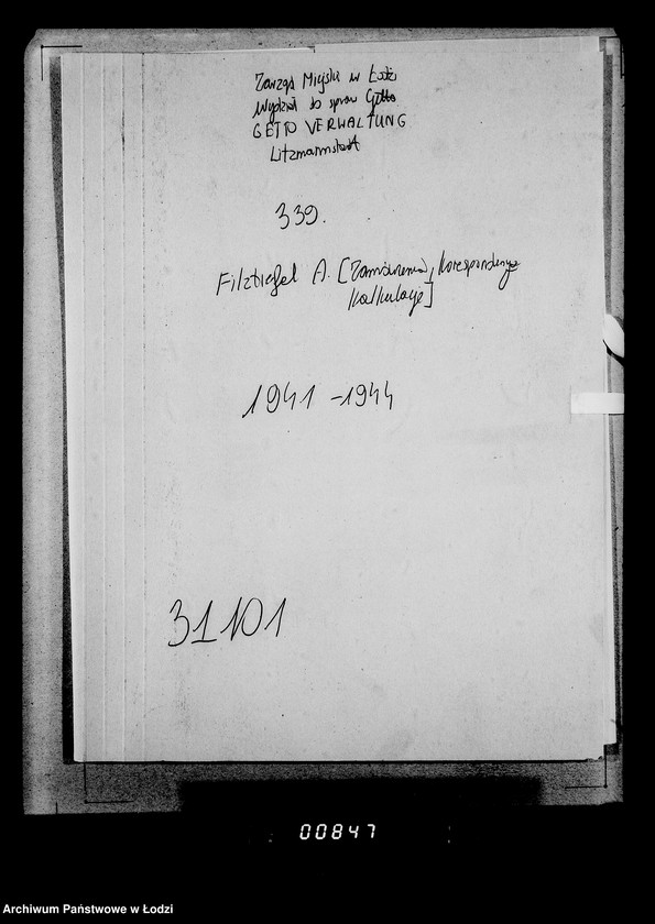 Obraz 4 z jednostki "339 Filztiefel A.[Zamówienia, korespondencja, kalkulacje]"