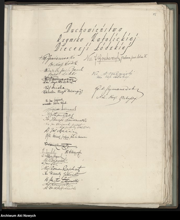 image.from.unit.number ""LXX Ignacemu Paderewskiemu - Łodzianie". Album pamiątkowy, oprawny w skórę, strona tytułowa obita srebrem"