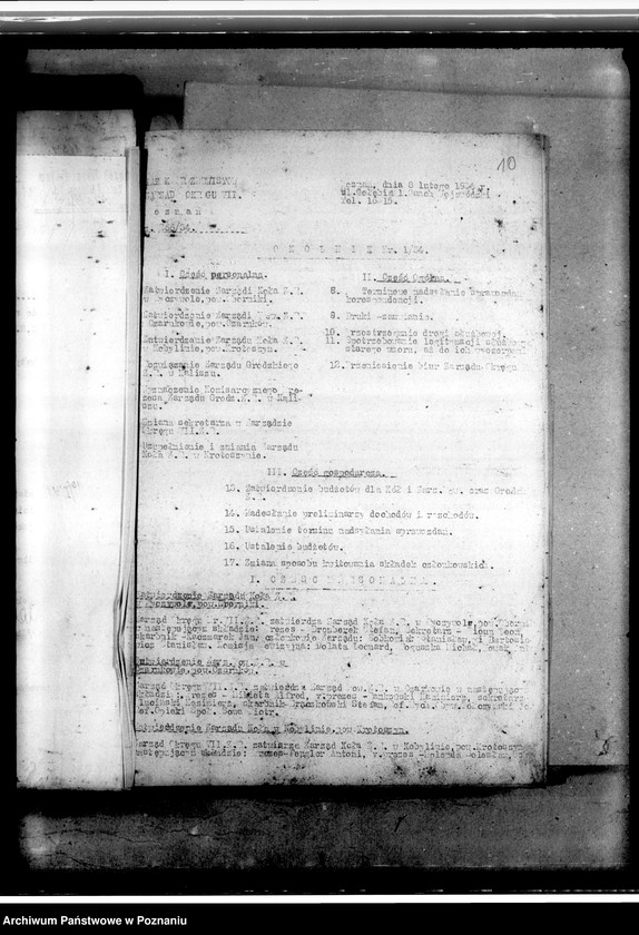 Obraz 16 z jednostki "Okólniki, komunikaty, korespondencja"