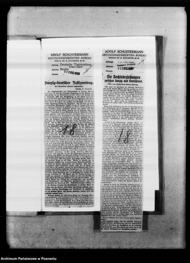 Obraz 7 z jednostki "Wycinki prasowe różnej treści o sprawie polskiej z gazet niemieckich."