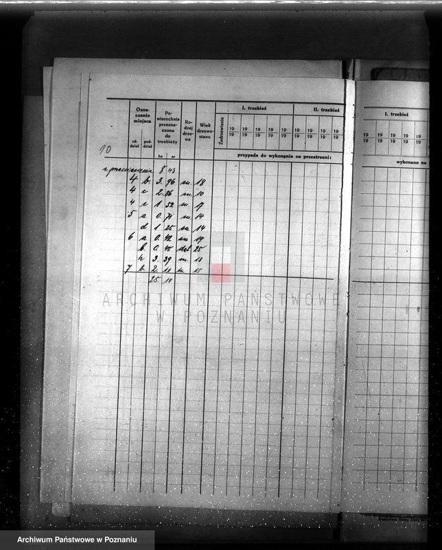 Obraz 14 z jednostki "Plan urządzenia gospodarstwa leśnego majątku Chlewiska w powiecie szamotulskim"