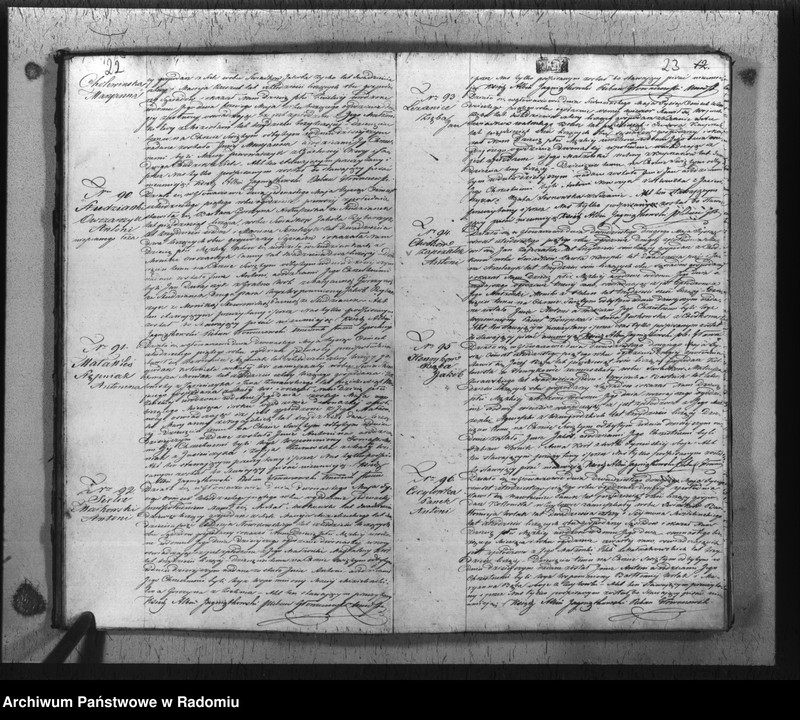 image.from.unit.number "Duplikat urodzonych, zaślubionych i zmarłych w parafii Głowaczew akta w sobie mieszczący za rok 1845"