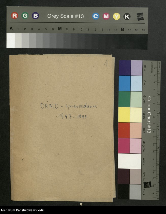 Obraz 2 z jednostki "Ochotnicza Rezerwa Milicji Obywatelskiej; sprawozdania, korespondencja"