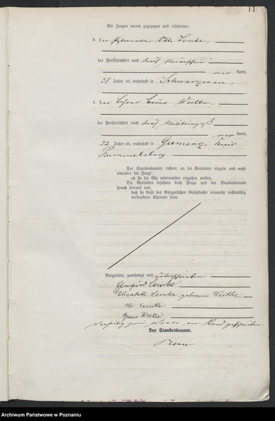 Obraz 12 z jednostki "Księga miejscowa małżeństw tom I [Rejestr główny małżeństw]"