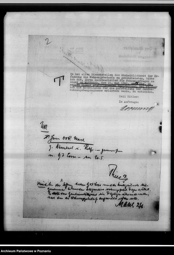 Obraz 7 z jednostki "Vorbereitung des Wohnungsbauprogrammes nach dem Kriege. Feststellung des Wohnungsbedarfes."