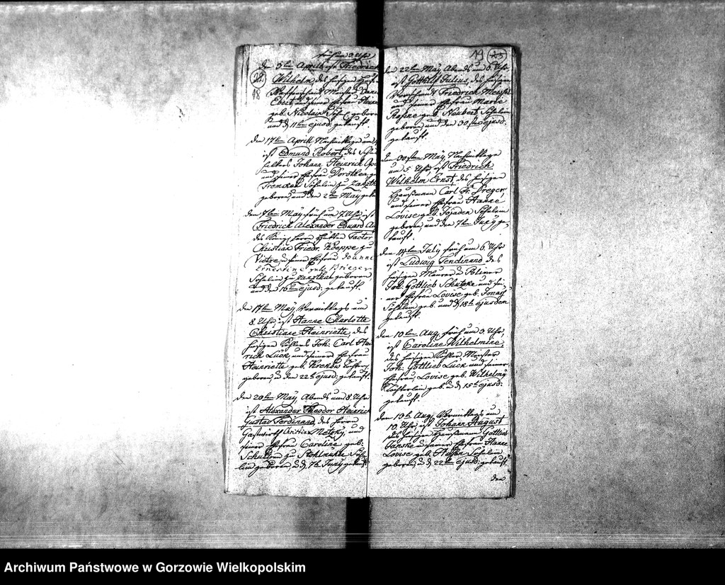 image.from.unit.number "Duplikate der Kirchenbücher von der Parochie Zanzhausen: Zanzhausen (Santoczno), Lotzen (Łośno), Rohrbruch (Rybakowo)"