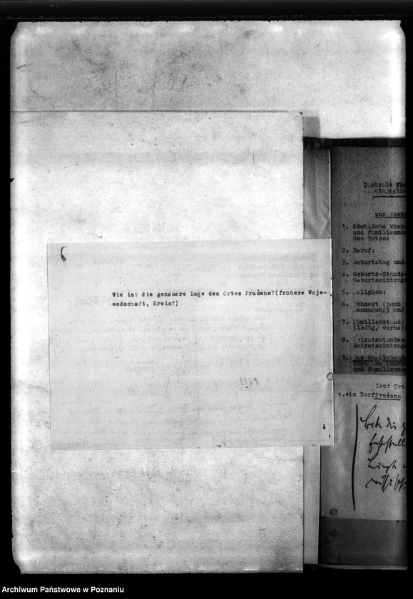 Obraz 10 z jednostki "Zur Fahrt im russische Gebiet- Materiały dotyczące Niemców - obywateli polskich, którzy zginęli w 1939 roku na ziemiach zajętych przez wojska radzieckie"