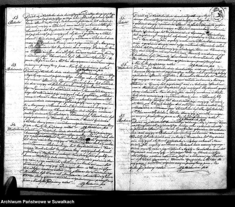 image.from.unit.number "Duplikat Aktów Urodzonych, Zaślubionych i Zmarłych Parafii Kaletnickiej."