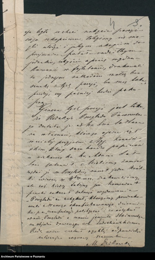 Obraz 7 z jednostki "A. betr. Miecislaus Dzikowski, Literat aus Dresden"