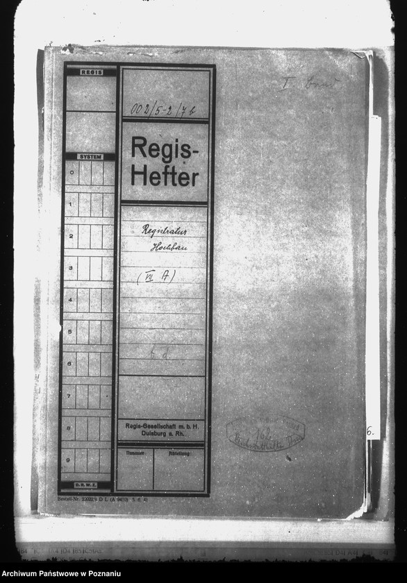 Obraz 4 z jednostki "Registratur- Hochbau"