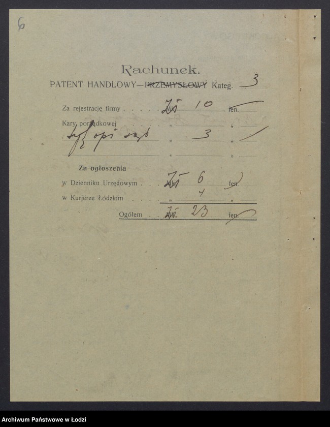 Obraz 8 z jednostki "Michal Dombrowski- sklep spożywczy, kolonialny i owocowy"