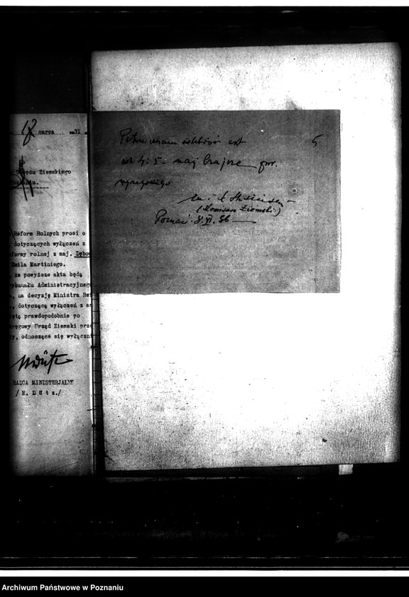 Obraz 9 z jednostki "Wyłączenie z art. 4 i 5 ustawy o wykonaniu reformy rolnej w powiecie wyrzyskim sprawy ogólne"