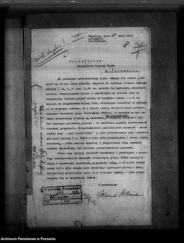 Obraz 12 z jednostki "Majętność leśna Zadory powiat kościański"