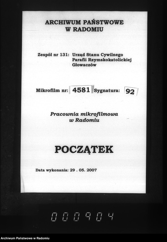 image.from.unit.number "Dublikat aktov graždanskago sostoâniâ ob urodivših, brakosočetavšihsâ i umerših v rim. kat. prihode Glovačev za 1902 god"