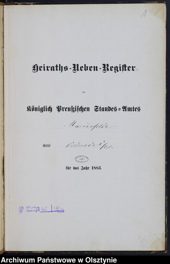 image.from.unit.number "Heiraths-Neben-Register Nr 1 - 34"