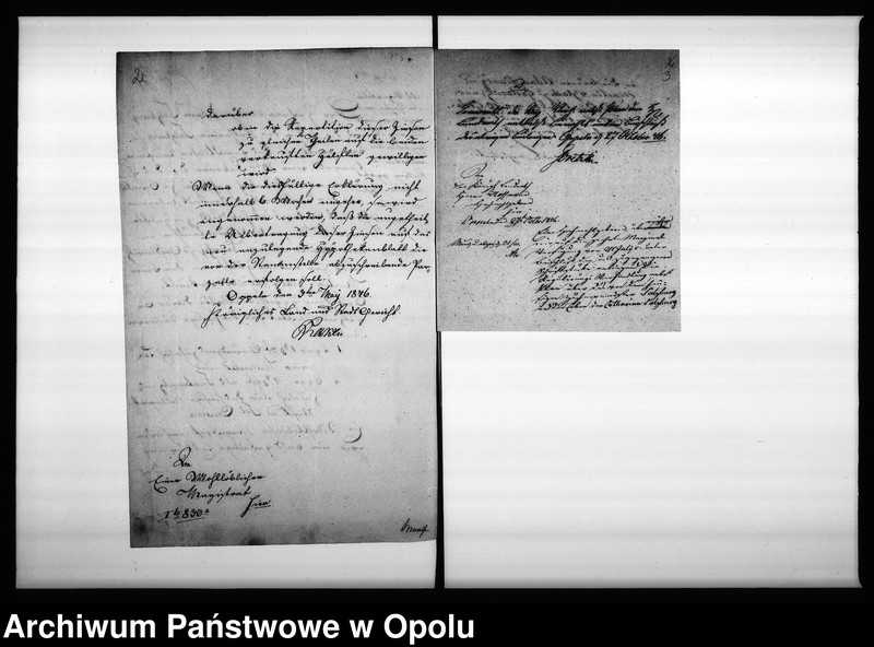 Obraz 6 z jednostki "Acta des Magistrats zu Oppeln betreffend: die Dismembration von Grundstücken de Anno 1846"