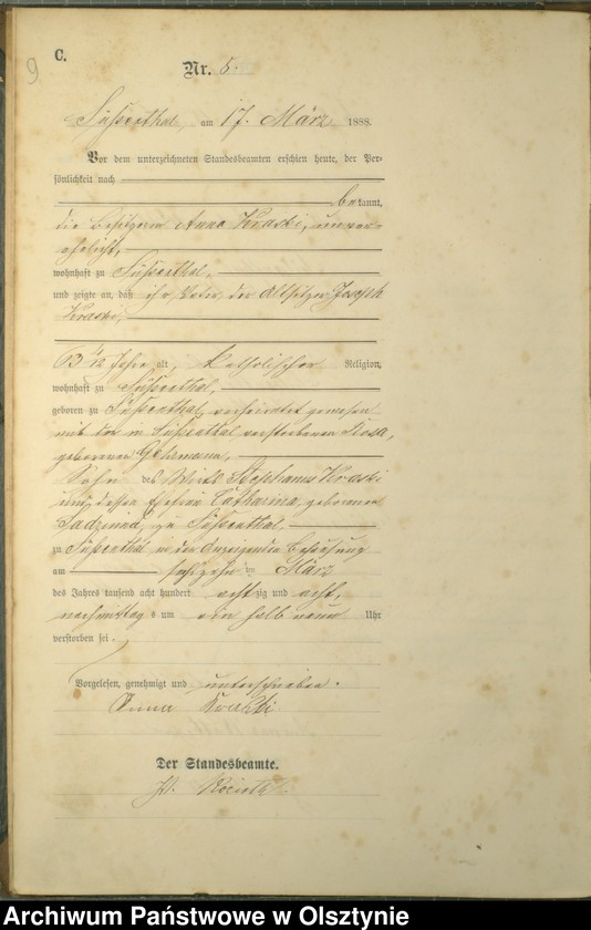 image.from.unit.number "Sterbe-Haupt-Register nr 1 - 52"