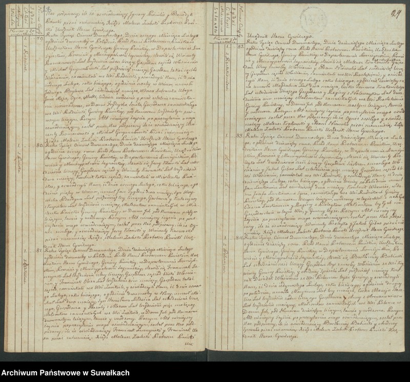 image.from.unit.number "Akta zeszłych gminy puńskiey od 1-go stycznia do dnia ostatniego grudnia 1812 roku."