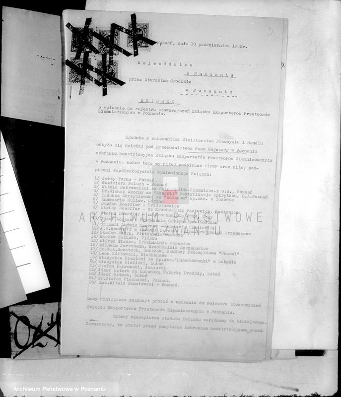 Obraz 7 z jednostki "/Związek Eksporterów Przetworów Ziemniaczanych Poznań/"