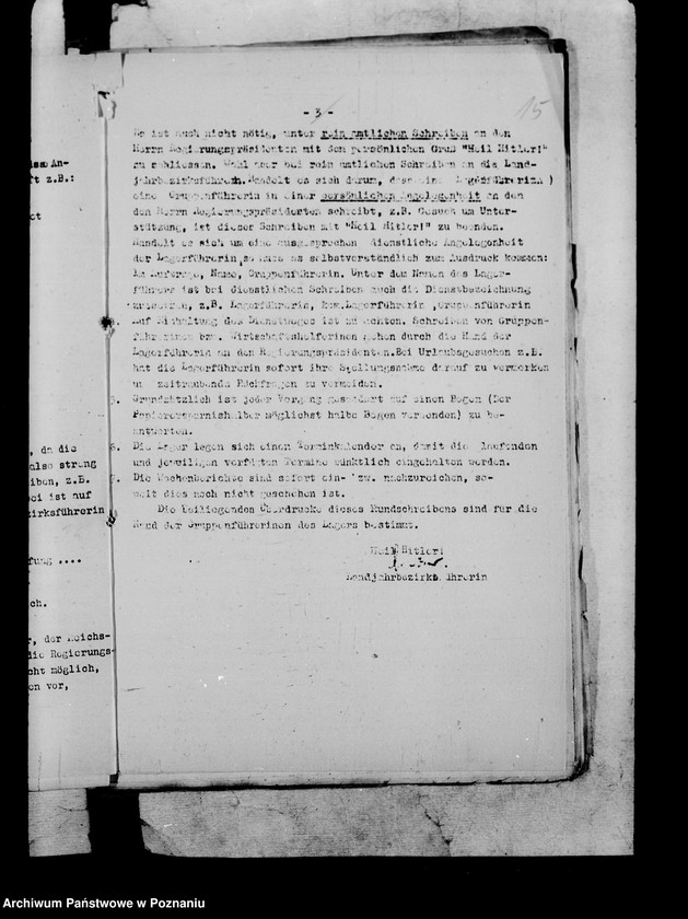 Obraz 19 z jednostki "Okólniki i zarządzenia dla Landjahrlager"