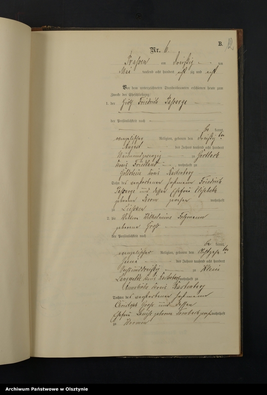 image.from.unit.number "Heiraths-Neben-Register Nr 1 - 12"