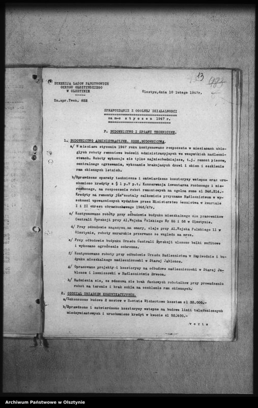 image.from.unit.number "Sprawozdania Dyrekcji Lasów t. II"