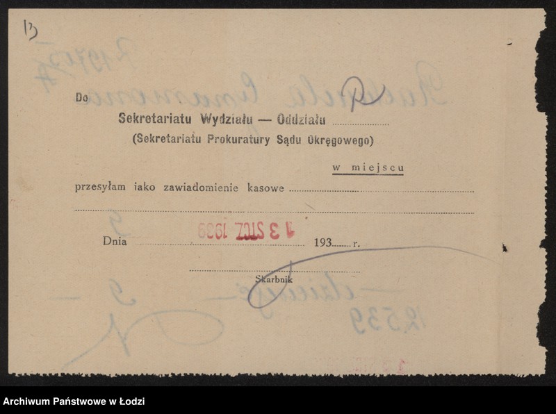 Obraz 15 z jednostki "Rachmil Cynamon- sprzedaż cielęciny"