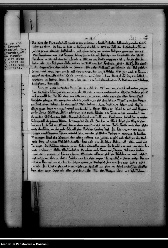 Obraz 20 z jednostki "Geschichtsblätter der Familie Knab, numery: 14 z 1926 roku, 19 i 20 z 1931 roku, 23 z 1934 roku i 26 z 1937 roku"