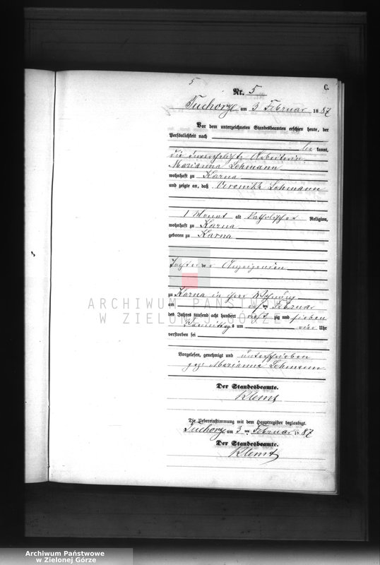 Obraz 8 z jednostki "Sterbe-Neben-Register"