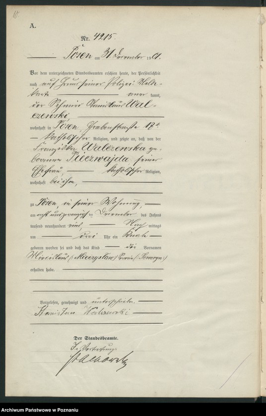 Obraz 13 z jednostki "[Księga urodzeń t. VIII]"