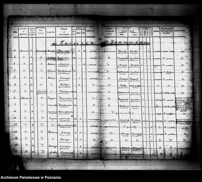 Obraz 2 z jednostki "Księga zgonów"