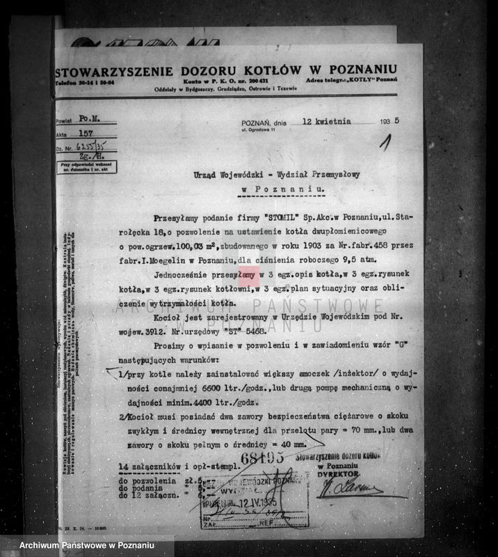 Obraz 5 z jednostki "Firma Stomil S.A. w Poznaniu Starołęka 38 nr woj. 3912"