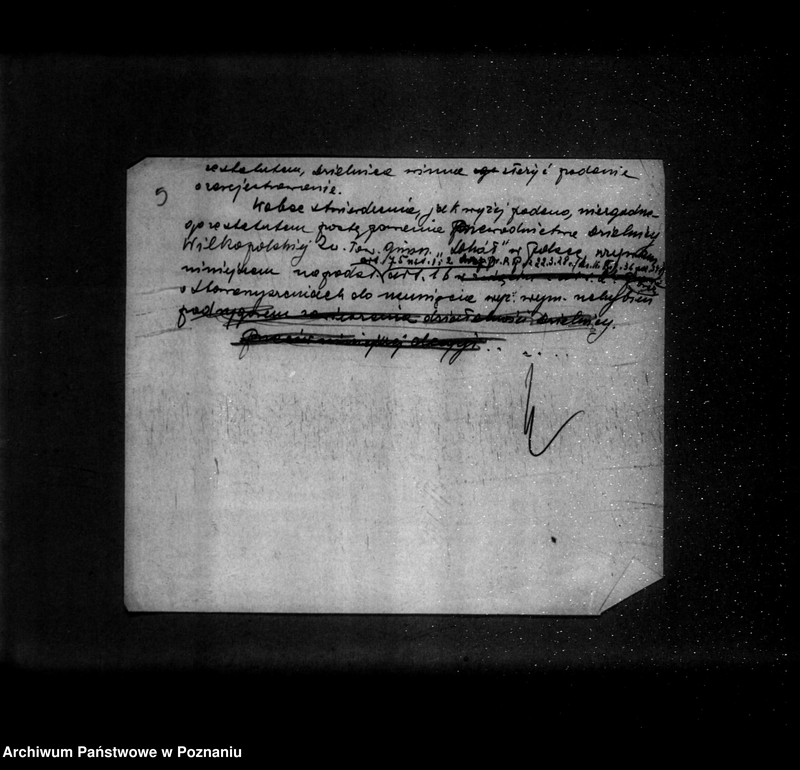 Obraz 9 z jednostki "/Związek Towarzystw Gimnastycznych Sokół w Polsce- sprawa rejestracji Dzielnicy w Poznaniu i zarządów okręgów/"