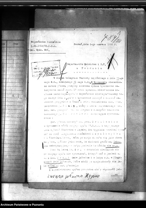 Obraz 5 z jednostki "Zaraza płucna - Kępno"