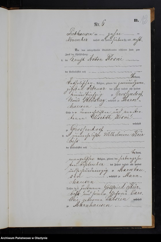 image.from.unit.number "Heiraths-Neben-Register Nr 1 - 6"