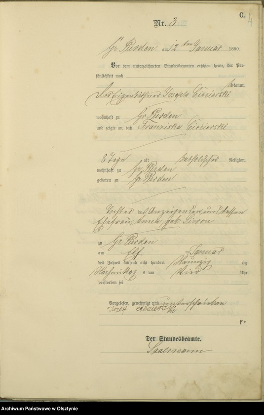 image.from.unit.number "Sterbe-Haupt-Register Nr 1 - 50"