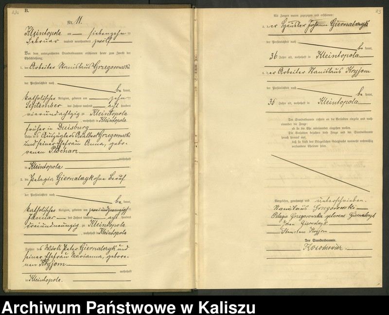 Obraz 14 z jednostki "[Księga małżeństw]"