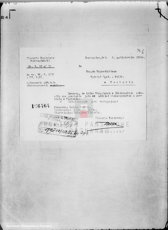 Obraz 10 z jednostki "/Związek Włościanek Wielkopolskich/"