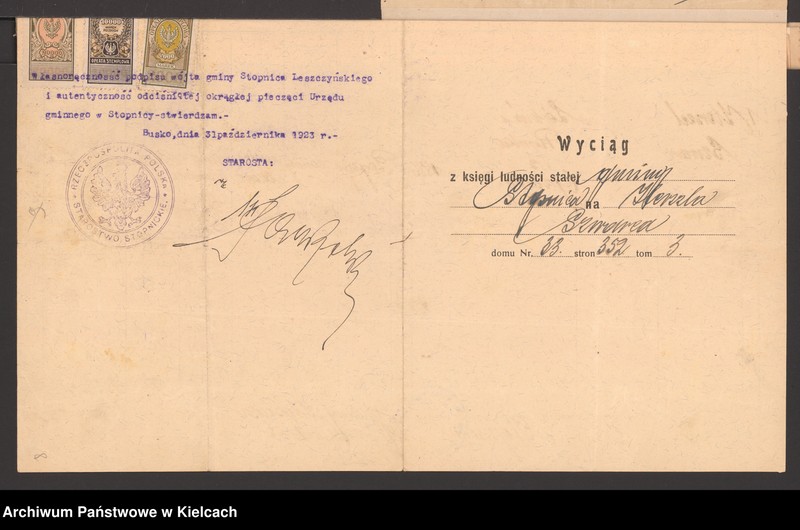 Obraz 11 z jednostki "[Wybory do Zarządu gminy wyznaniowej żydowskiej w Bodzentynie]"